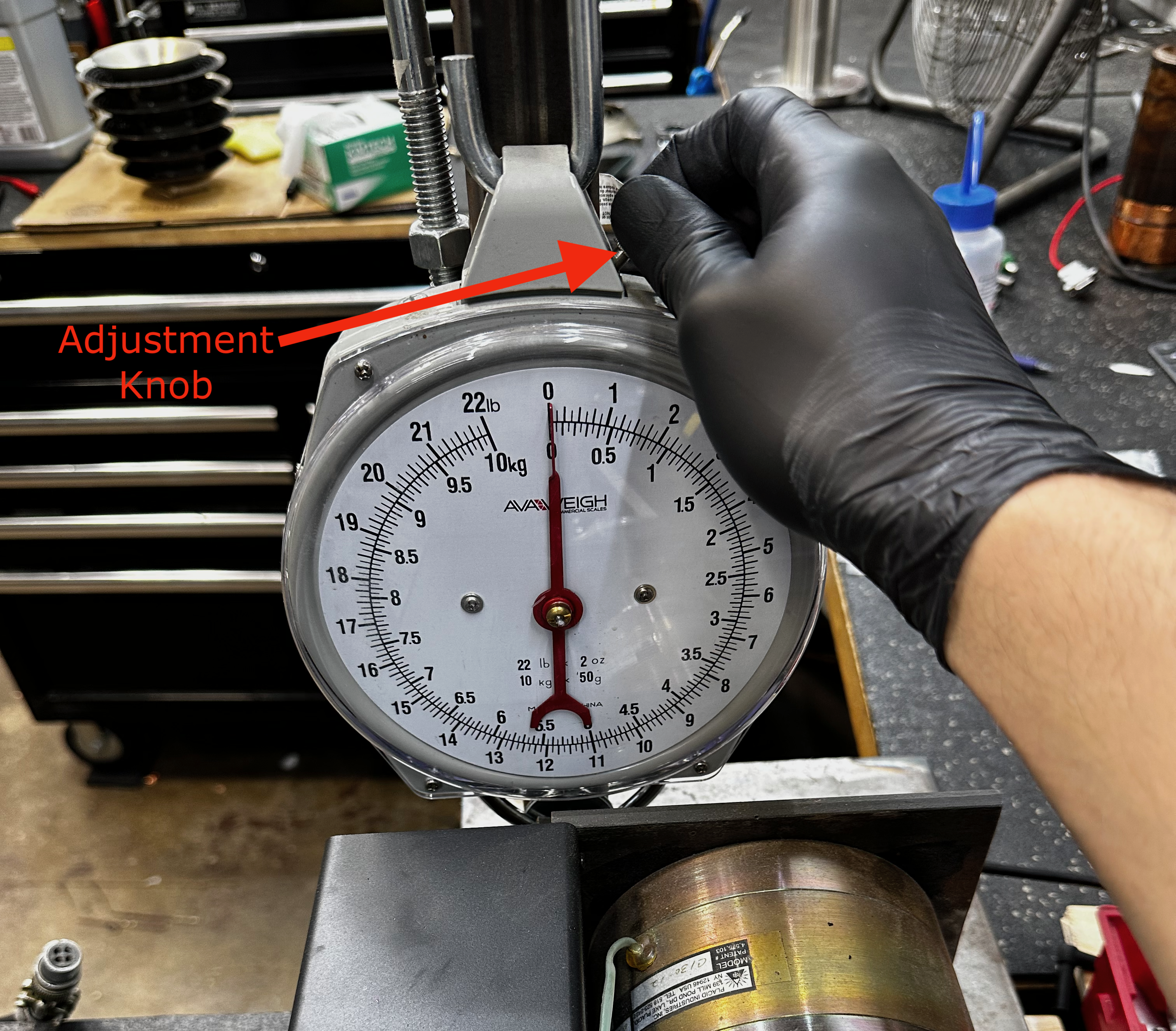 adjustment knob