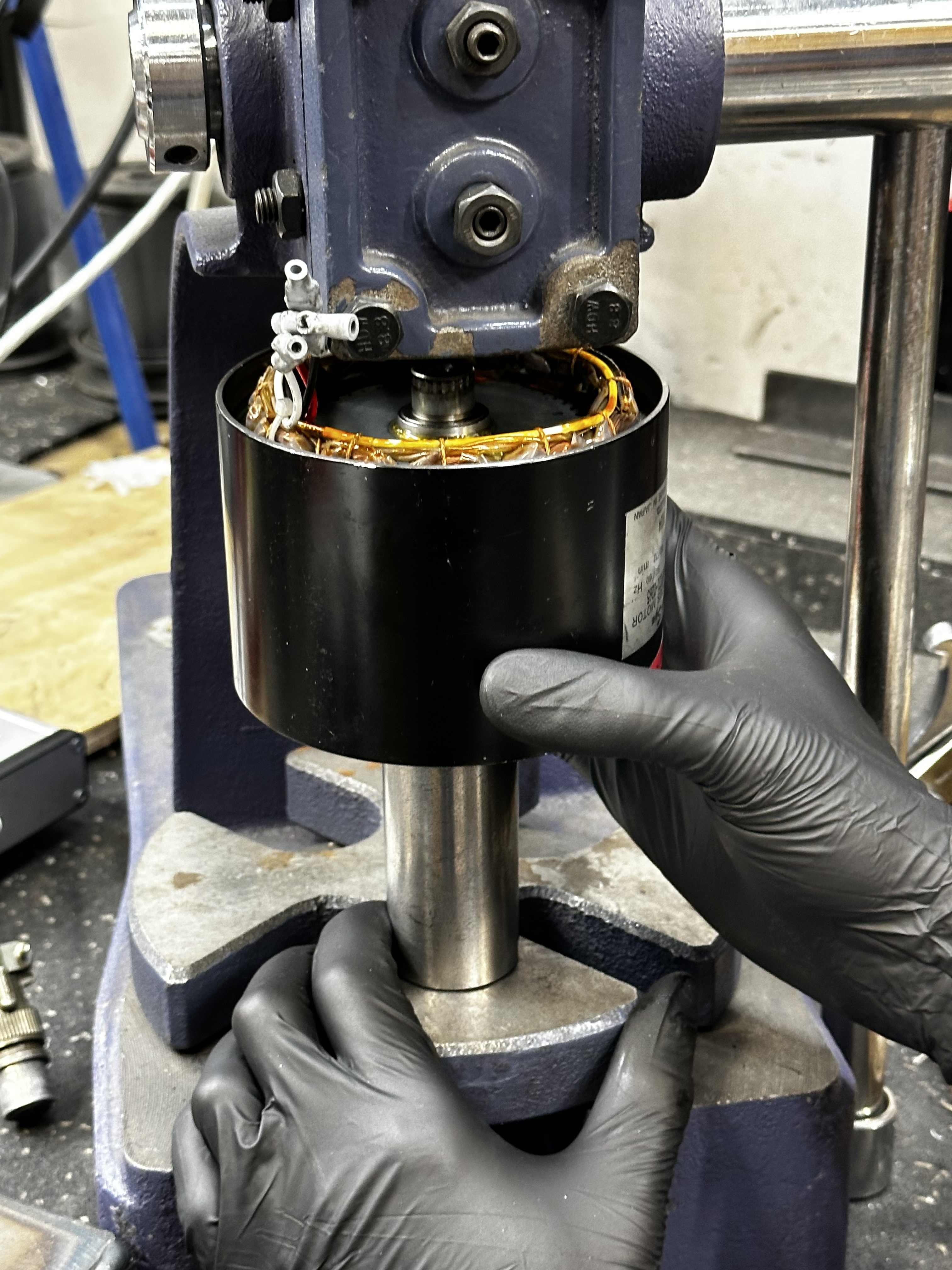 motor in the press.