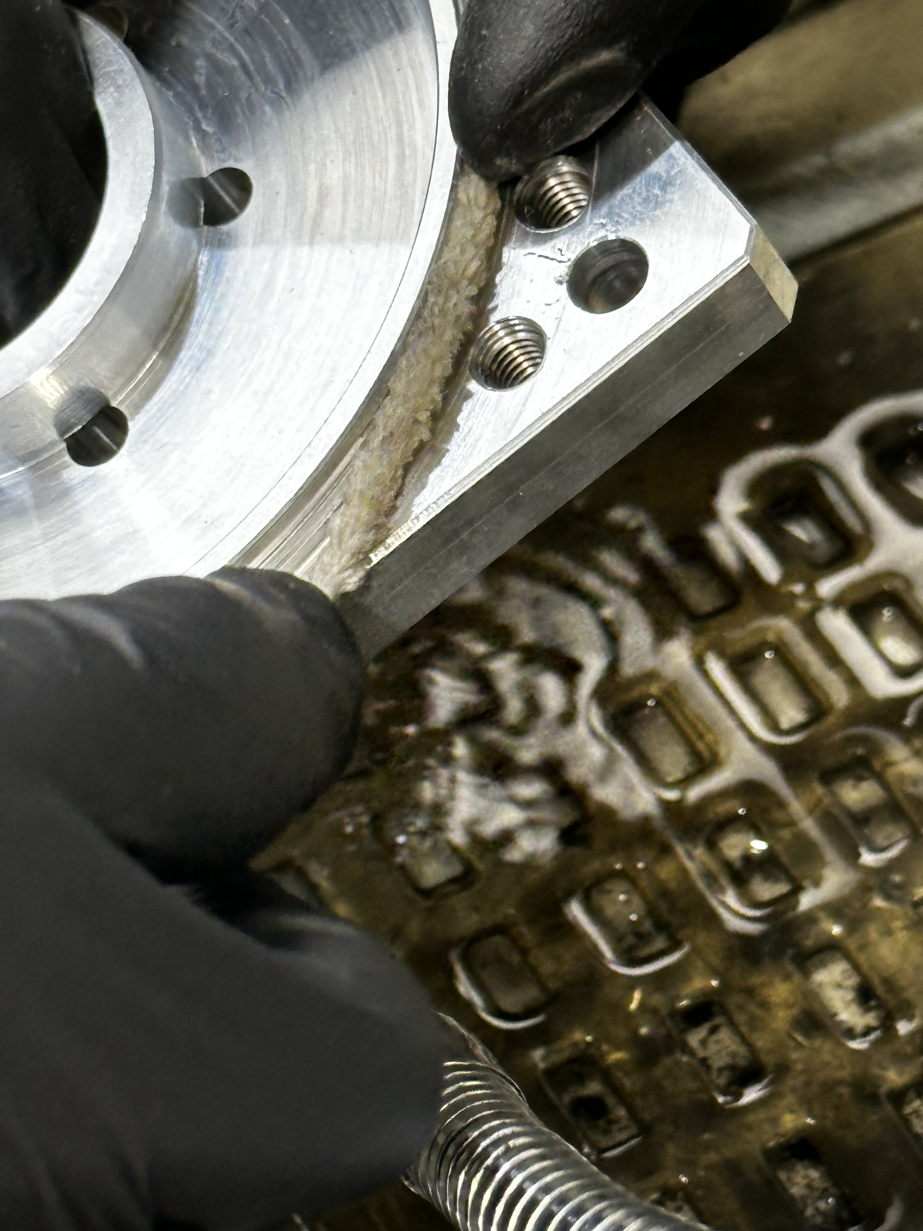 pipe cleaning the oring gland