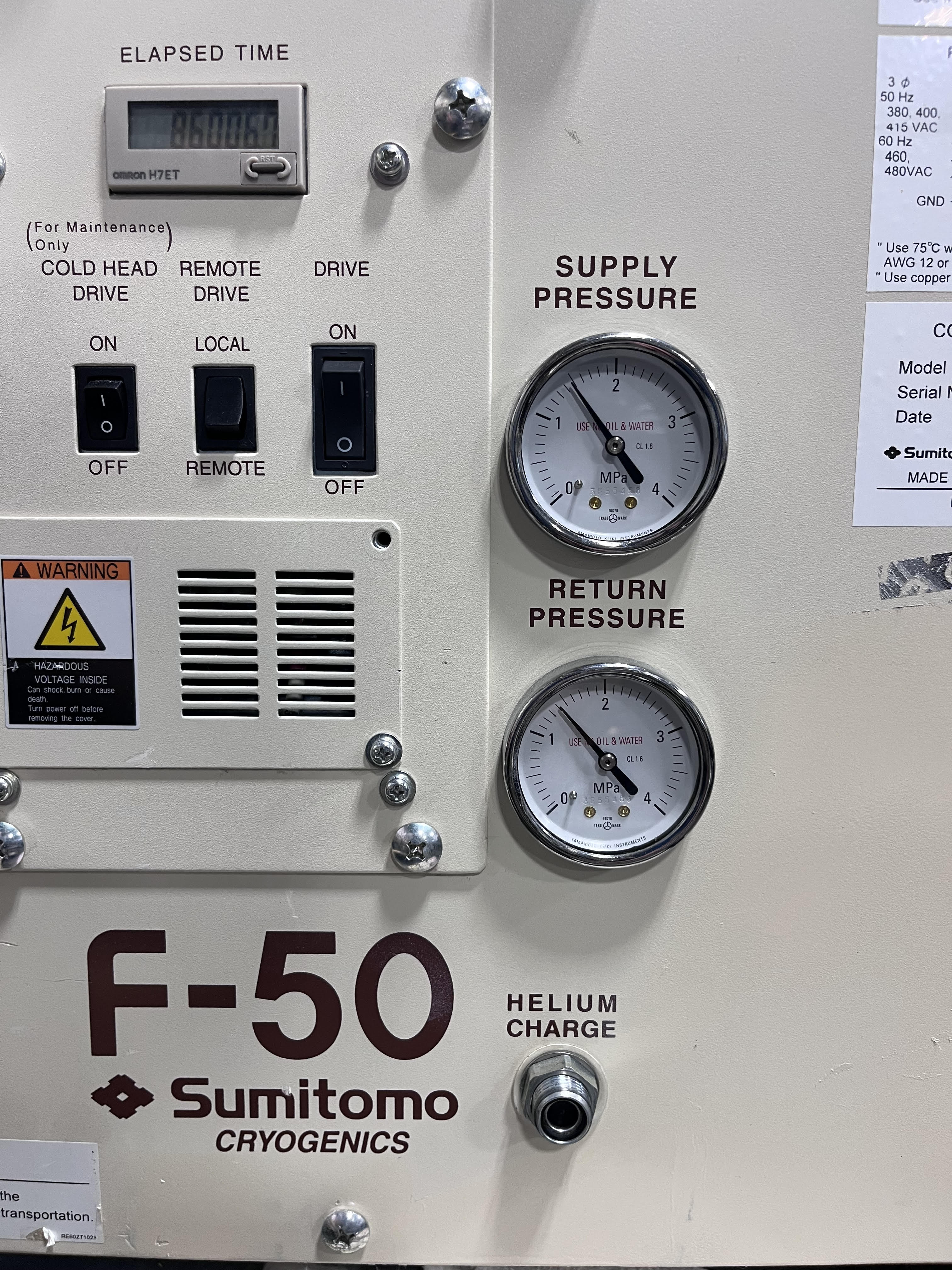 High Pressure Gauge
