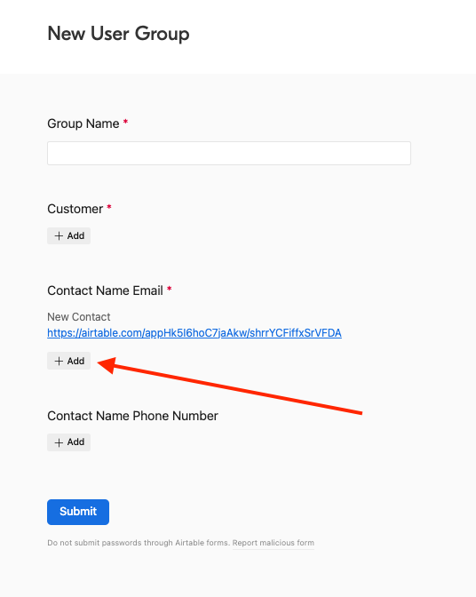User Group Email